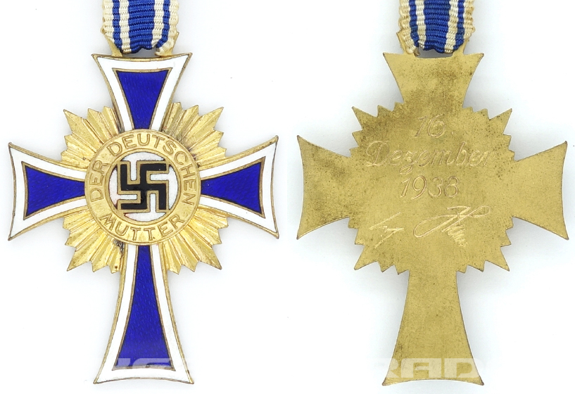 Honor Cross of the German Mother in Gold