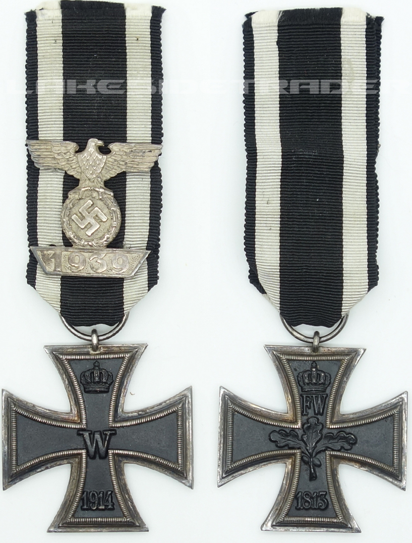 Imperial Iron Cross by Godet with Post-war Spange