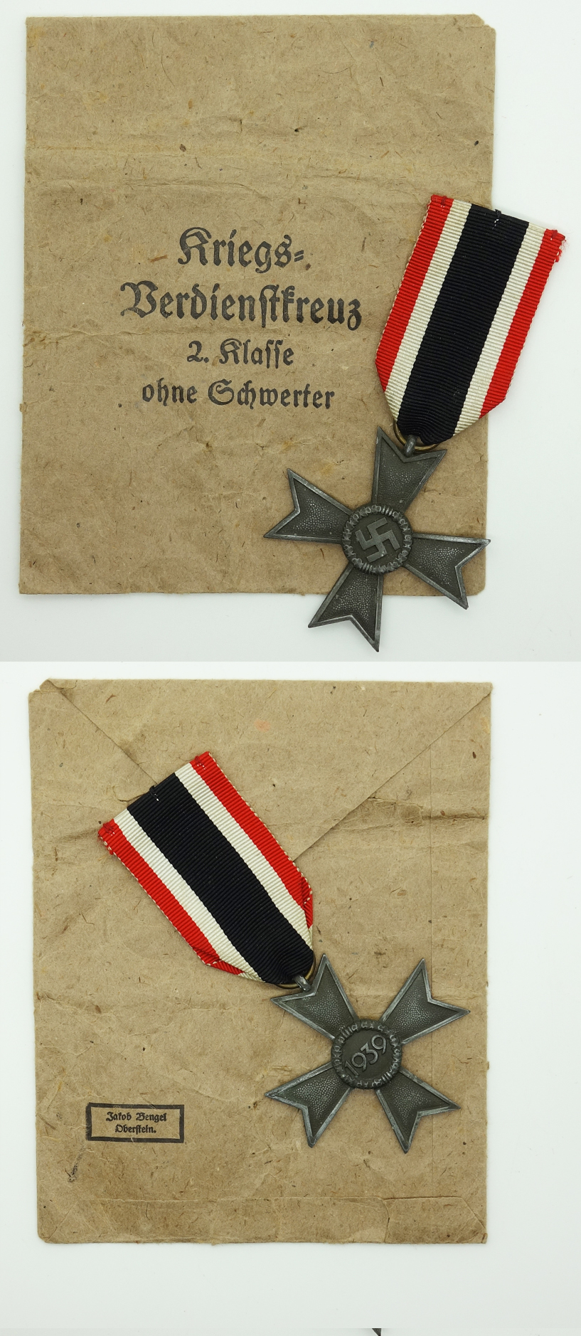 2nd Class War Merit Cross with Issue Packet