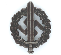 SA Sports Badge in Silver by E. Schneider 