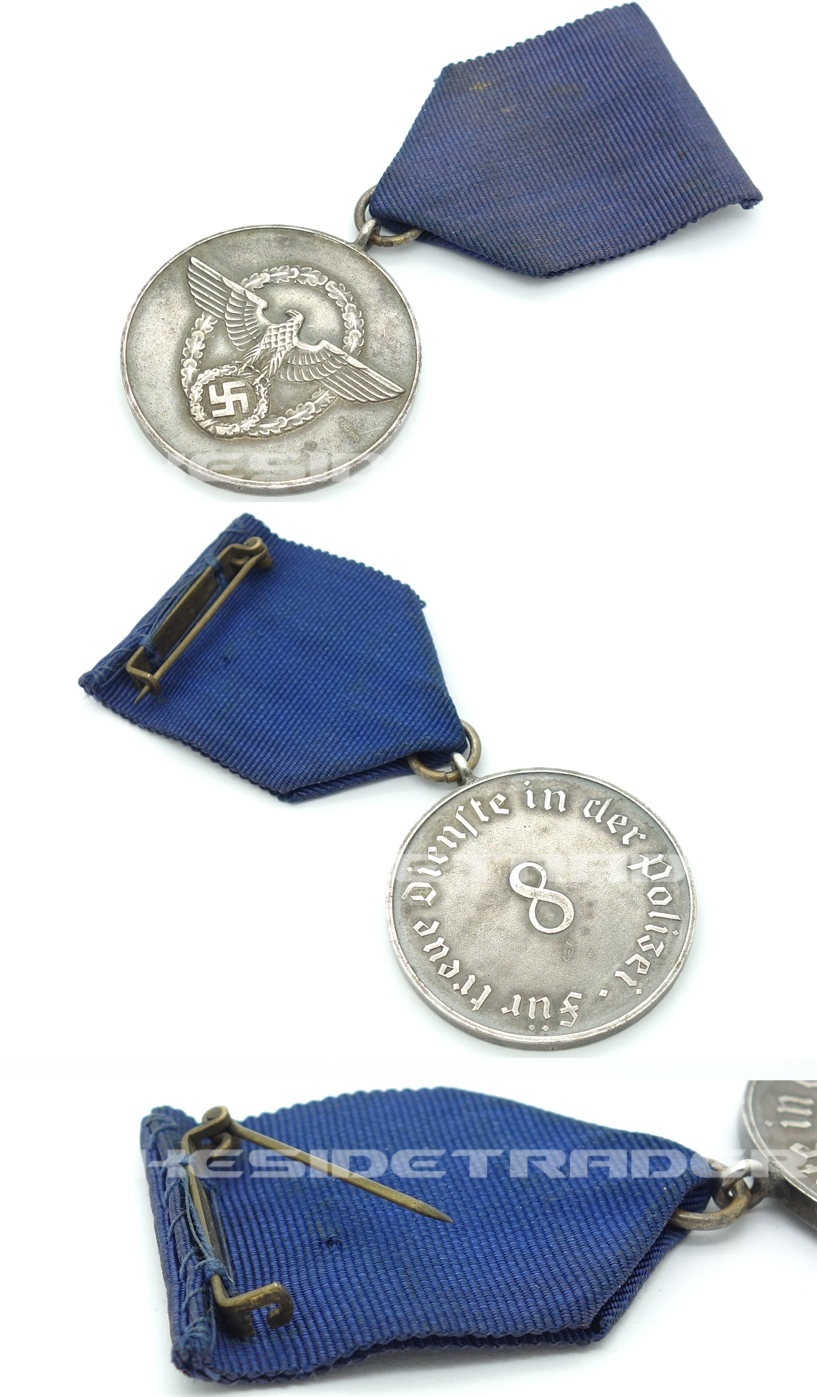 Police 8 Year Long Service Medal