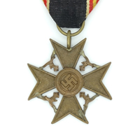 Spanish Cross for Next of Kin - post war