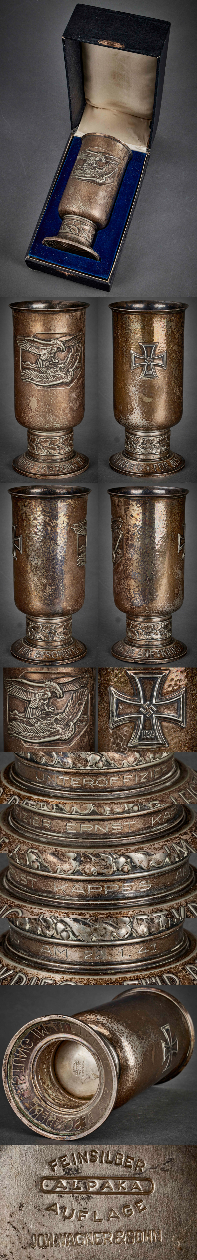 Luftwaffe Cased Honor Goblet Grouping