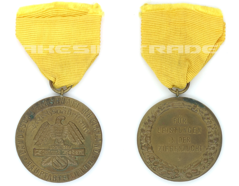 Reichsnährstand - Goat Breeding Services Merit Medal