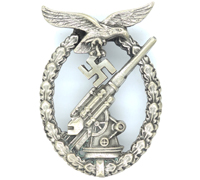 J2 - Luftwaffe Flak Badge by C. E. Juncker