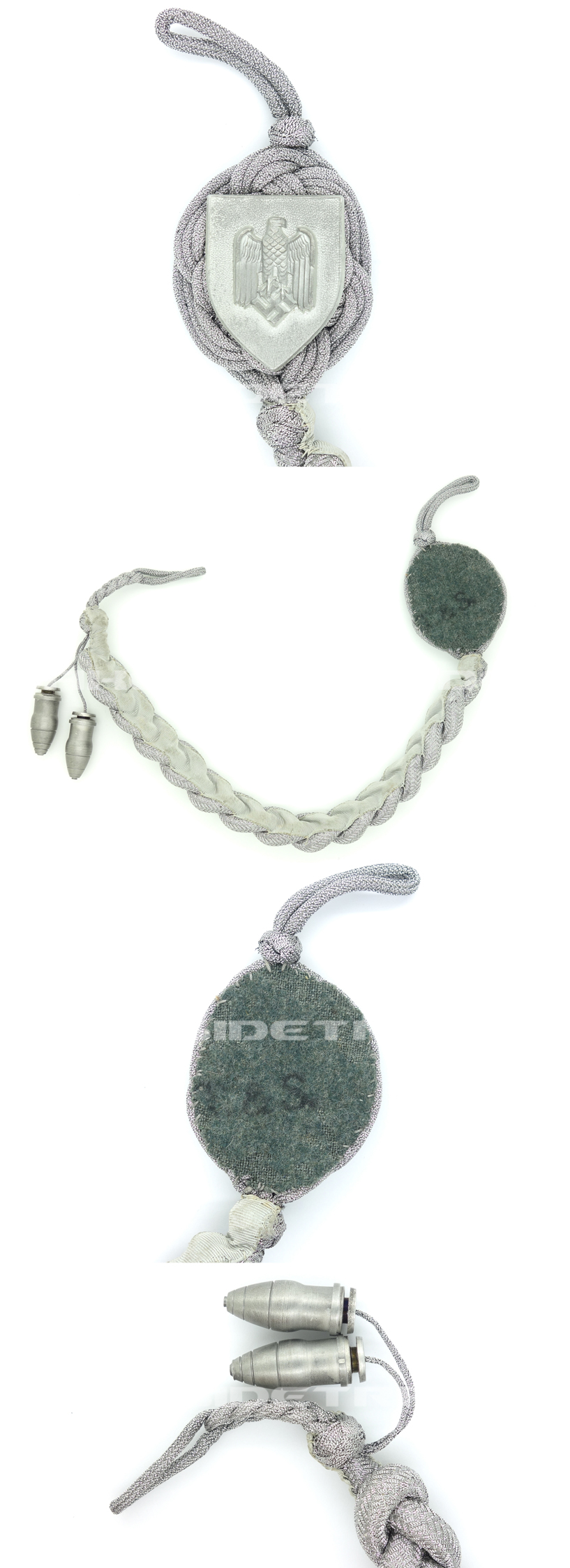 1st Model - Grade III Wehrmacht Marksmen Lanyard by T.&S. 