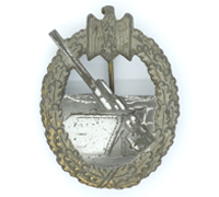 Navy Coastal Artillery Badge by H. Aurich