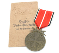 Issue Packet - German Eagle Order Medal of Merit in Bronze with Swords