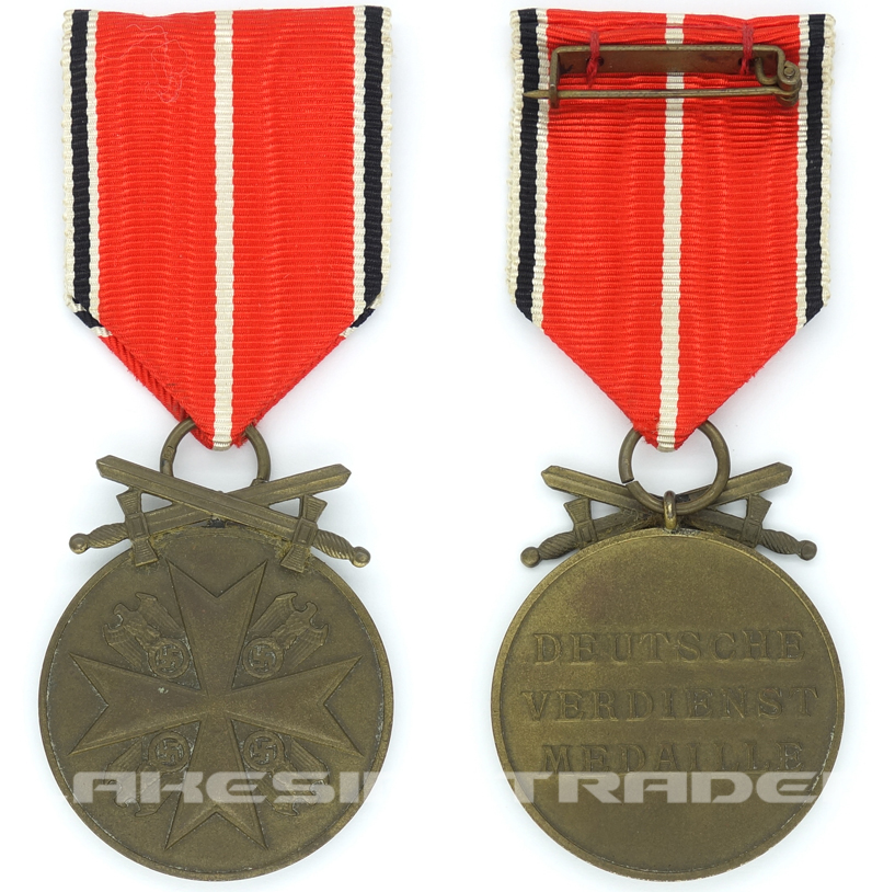 Issue Packet - German Eagle Order Medal of Merit in Bronze with Swords