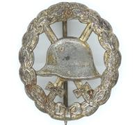 Pierced - Wound Badge in Silver