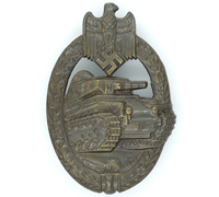 Bronze Panzer Assault Badge by R.K.