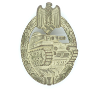 Panzer Assault Badge in Silver by Assmann