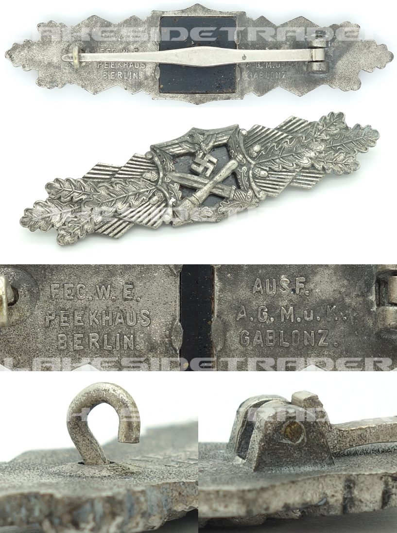 Army Silver Close Combat Clasp by A.G.M.u.K. 