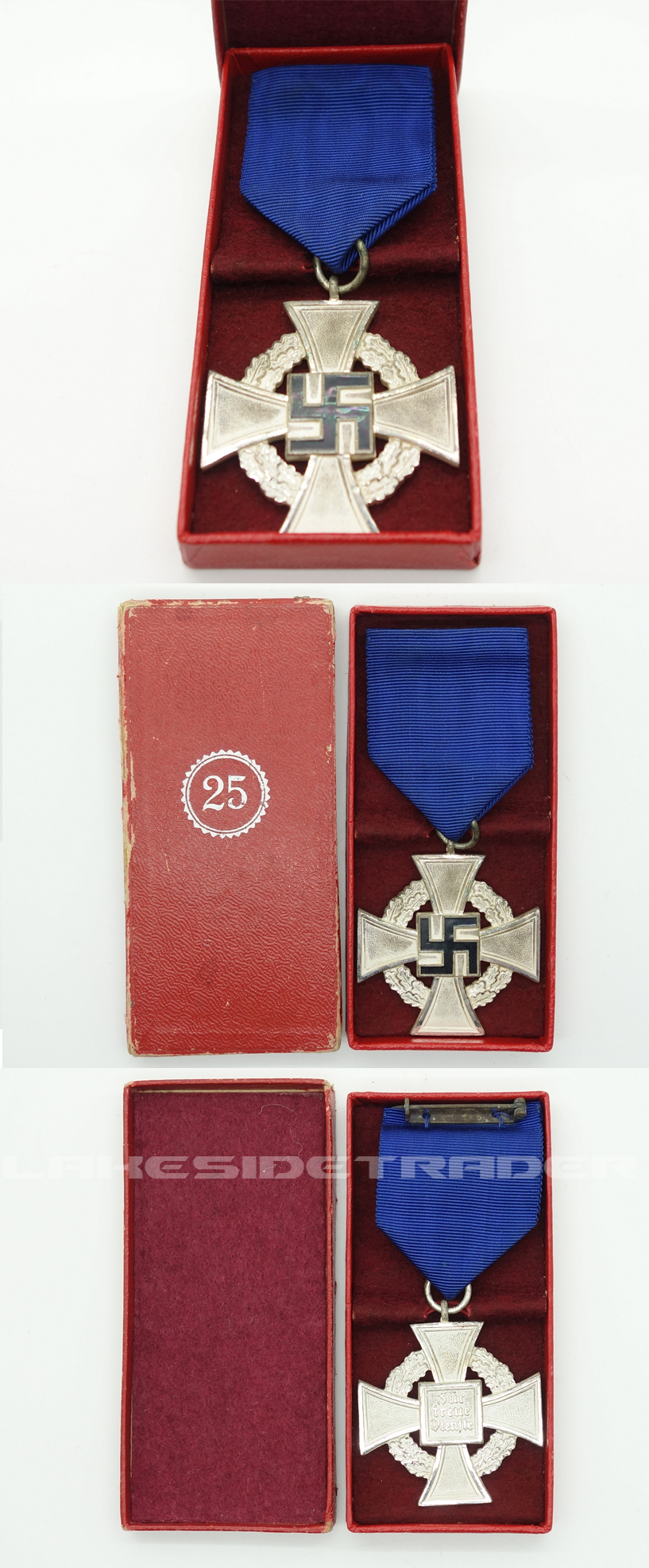 Cased - 25 Year Faithful Service Cross