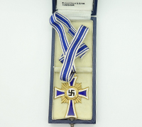 Cased Honor Cross of the German Mother in Gold