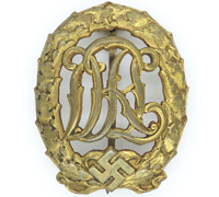 Gold DRL Sports Badge by W. Jena