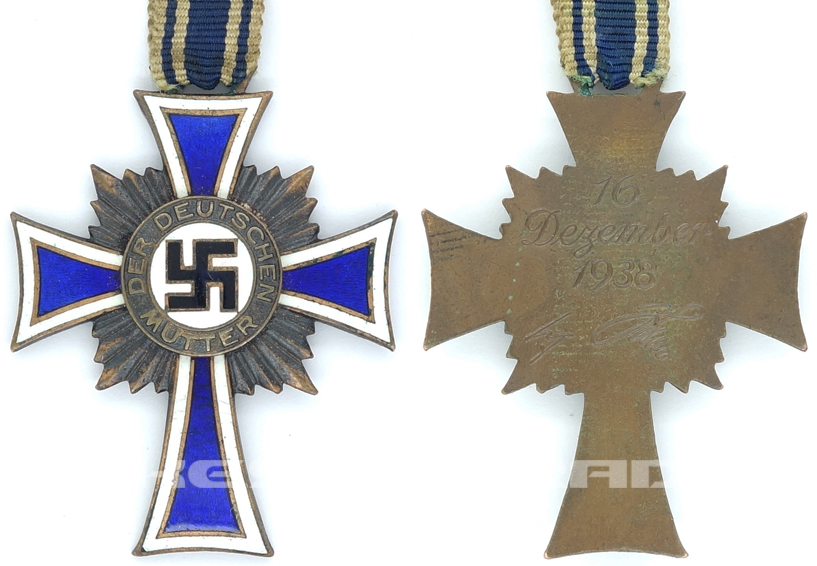 Honor Cross of the German Mother in Bronze