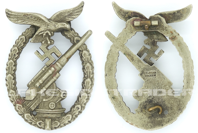 J2 - Luftwaffe Flak Badge by C. E. Juncker