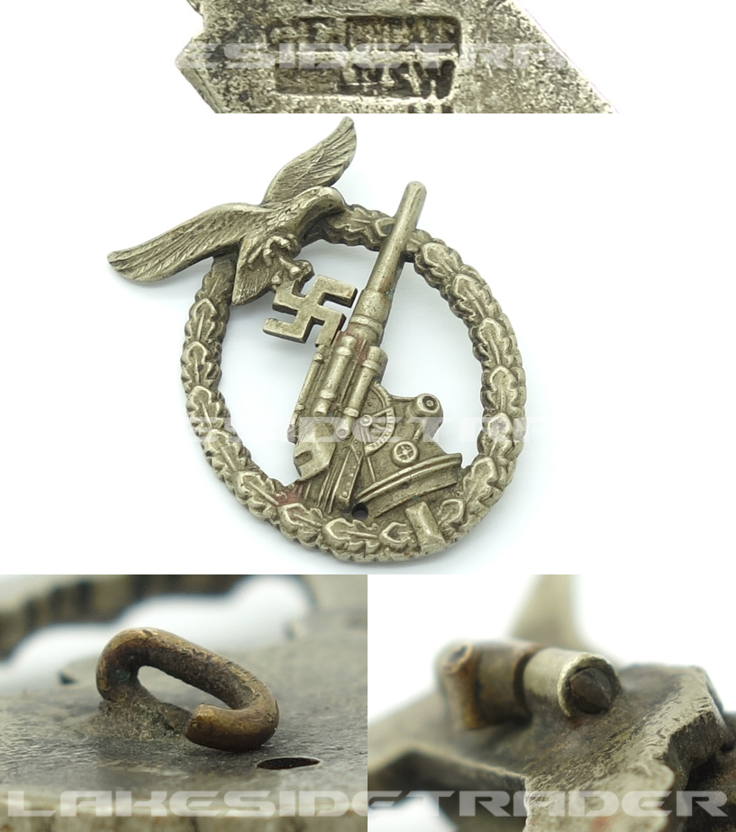 J2 - Luftwaffe Flak Badge by C. E. Juncker