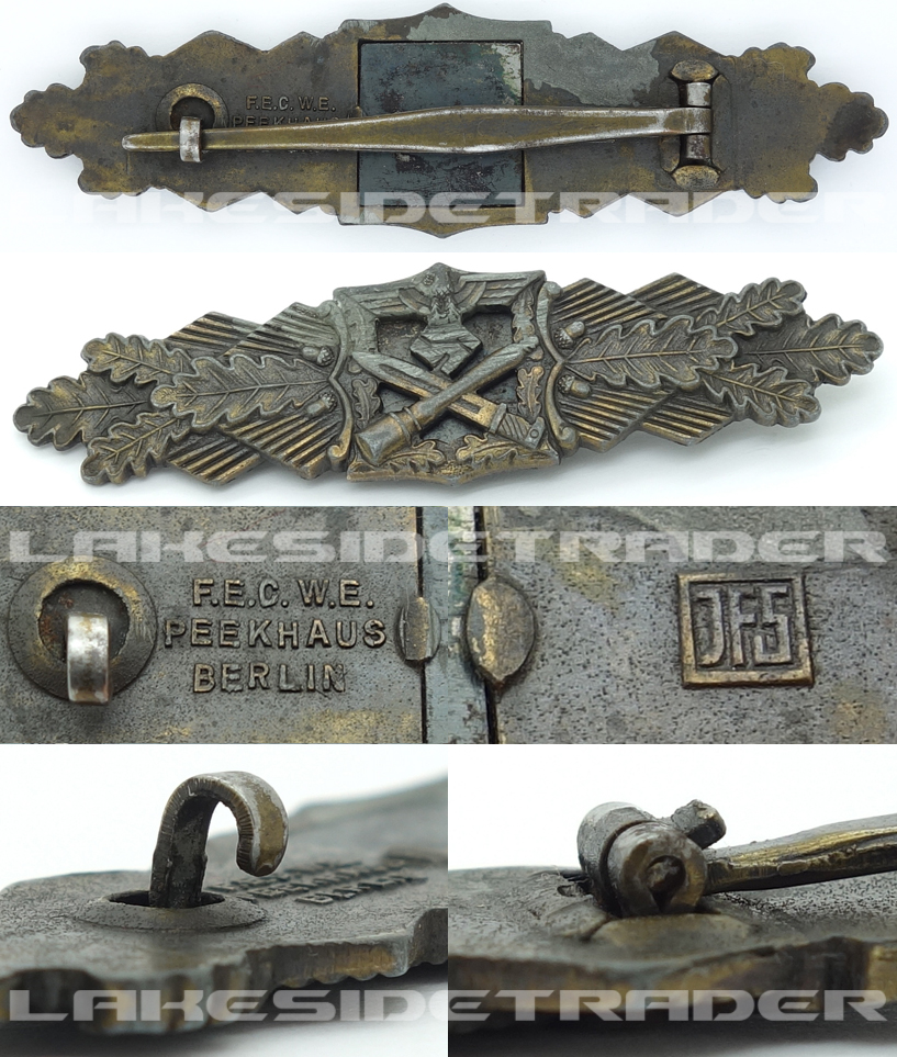 Army Close Combat Clasp in Bronze by JFS