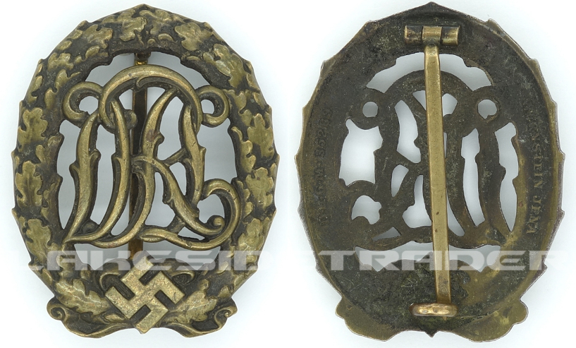 Bronze DRL Sports Badge by W. Jena