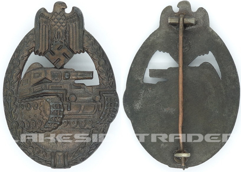 Panzer Assault Badge in Bronze by Souval