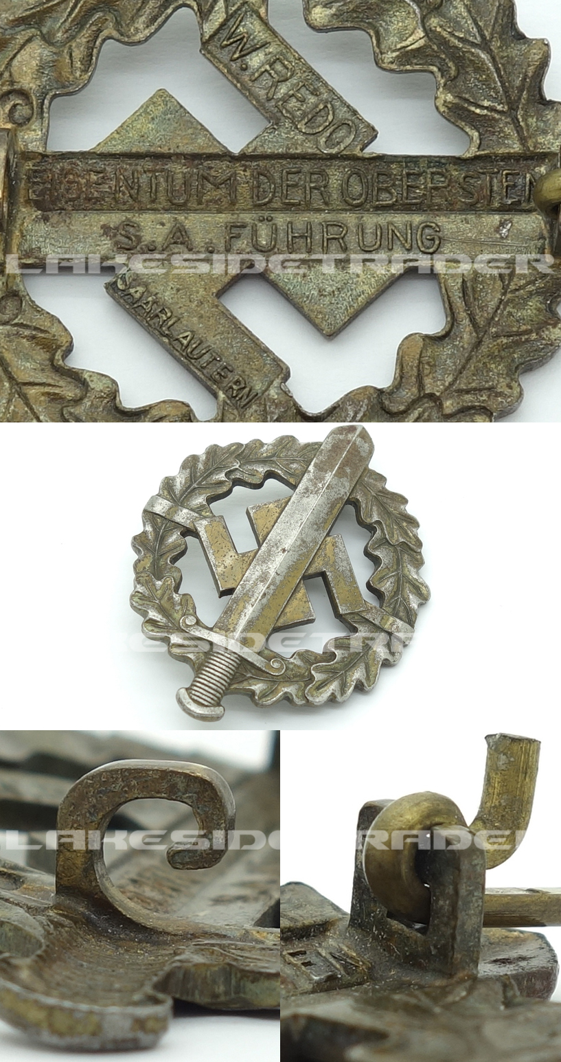 SA Defence Badge in Bronze by W. Redo