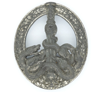 Anti-Partisan Badge in Silver by Juncker