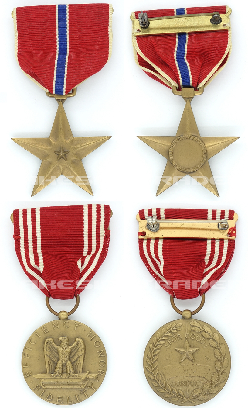 US, WWII - Bronze Star Group to S/Sgt in Tank Battalion