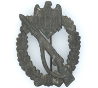 Infantry Assault Badge in Silver by Gottlieb & Wagner