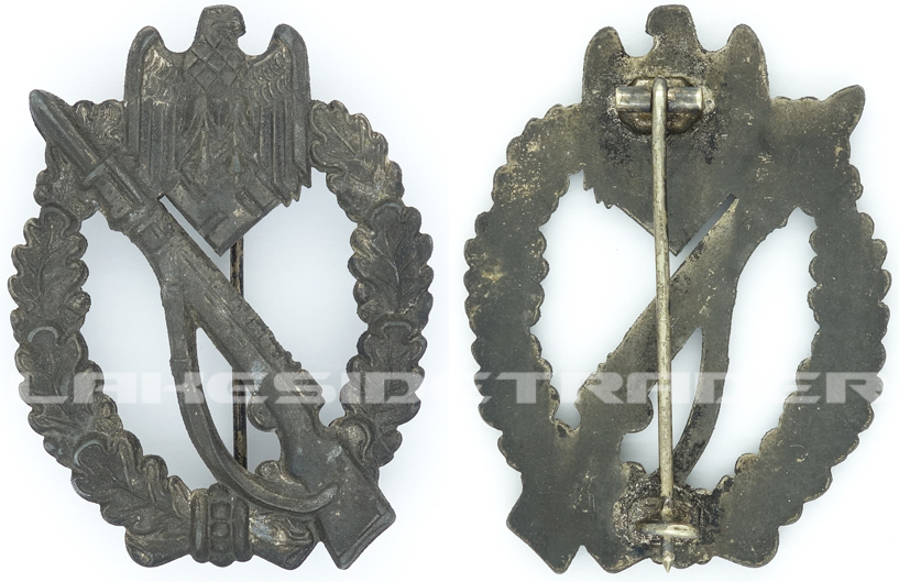 Infantry Assault Badge in Silver by Gottlieb & Wagner