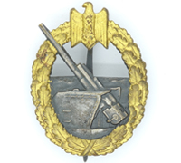 Navy Coastal Artillery Badge by Schwerin