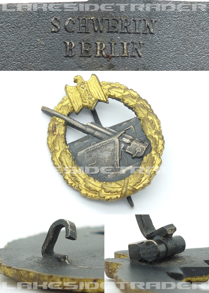 Navy Coastal Artillery Badge by Schwerin