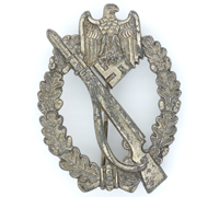 Infantry Assault Badge in Silver by S&L