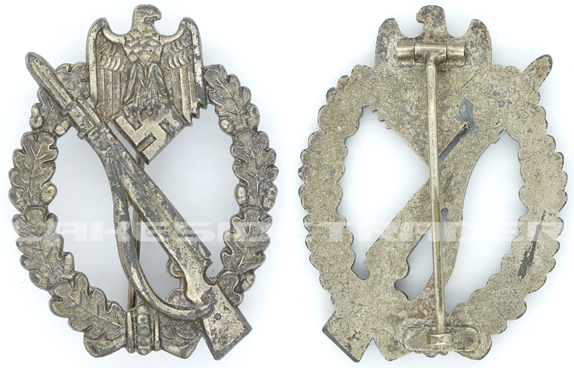 Infantry Assault Badge in Silver by S&L