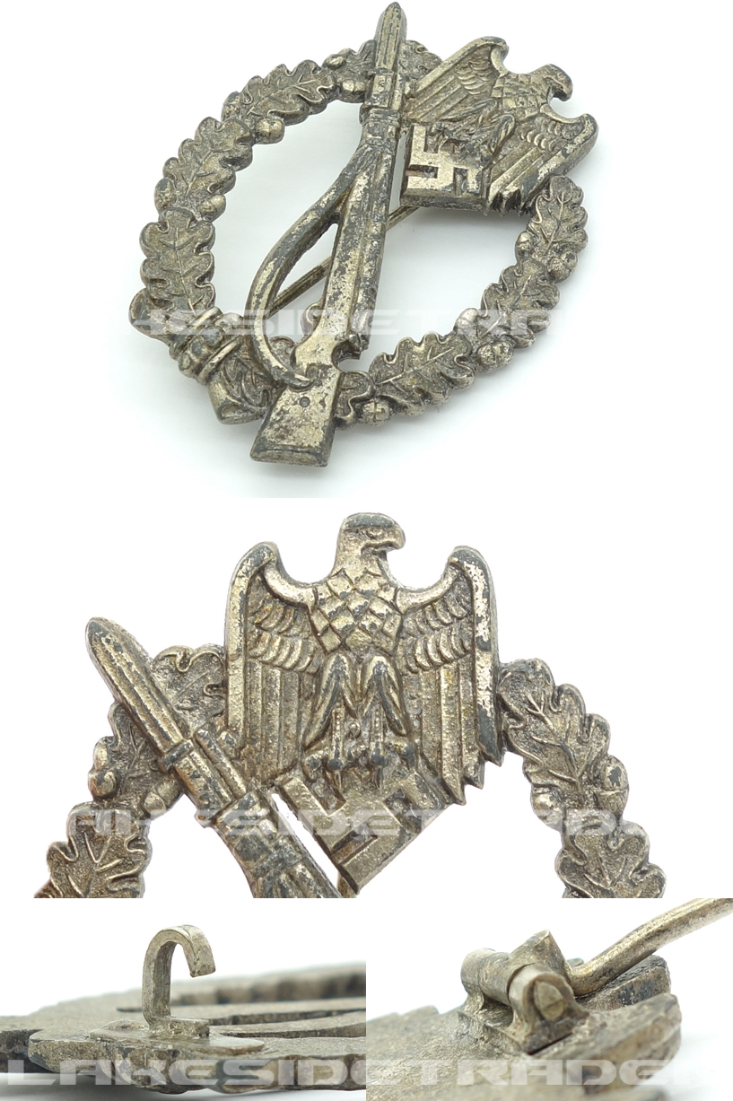 Infantry Assault Badge in Silver by S&L