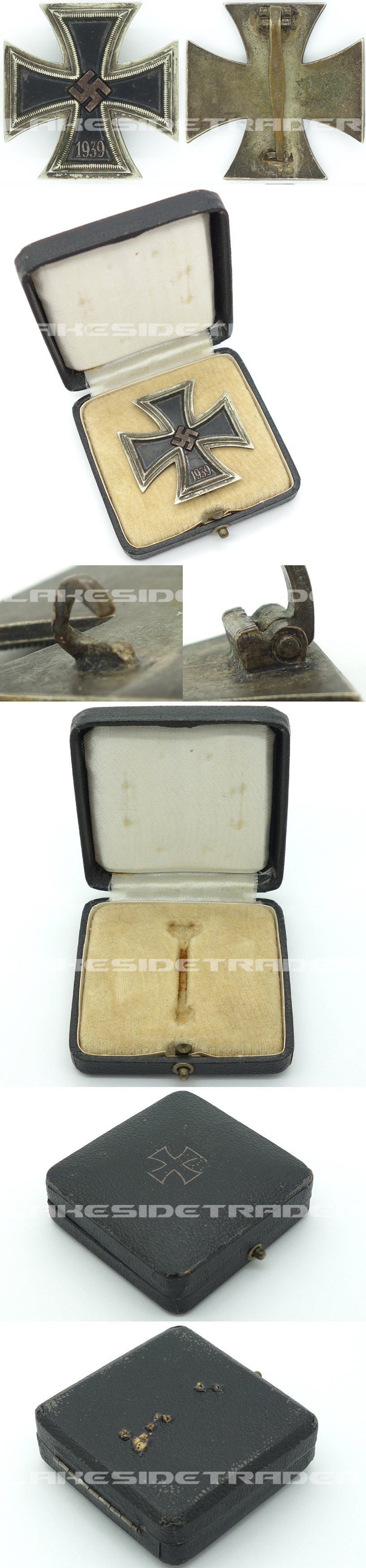Cased 1st Class Iron Cross by Rudolf Souval