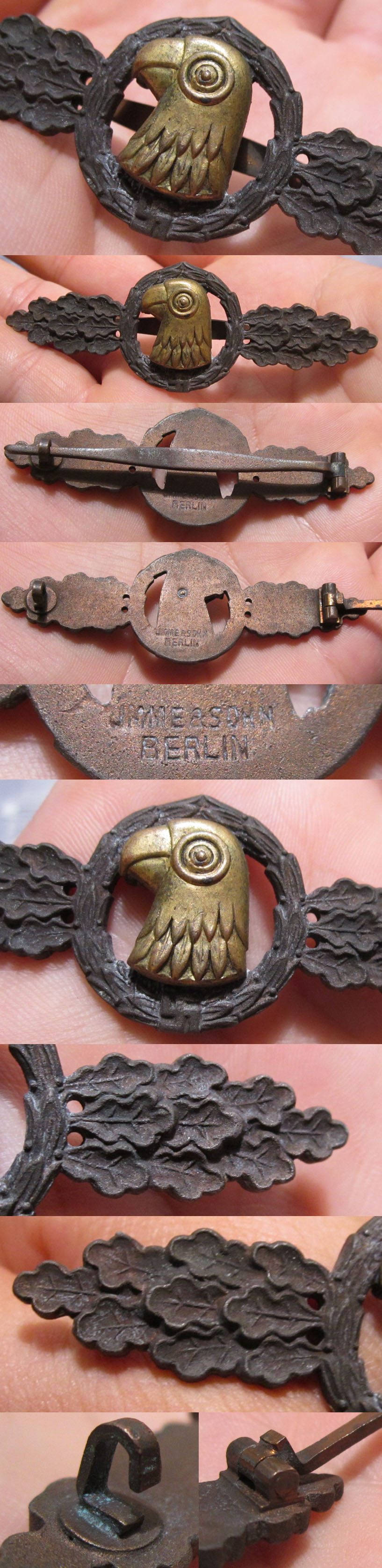 Bronze Luft Recon. Clasp by Jmme & Sohn