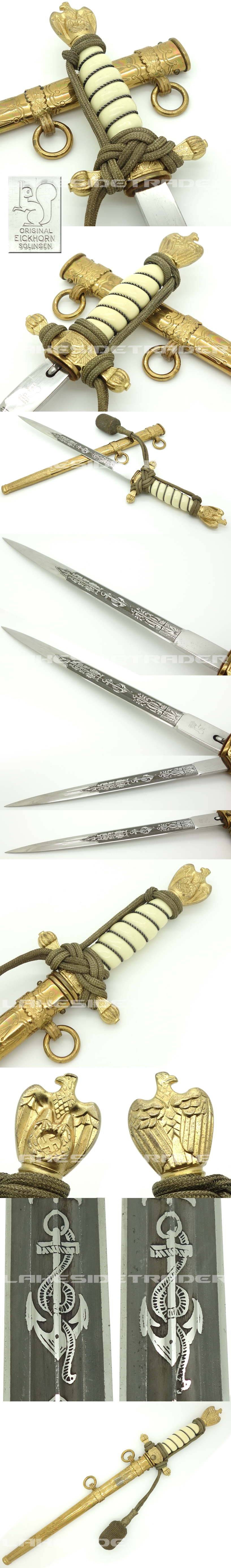 2nd Model Navy Dagger by Eickhorn