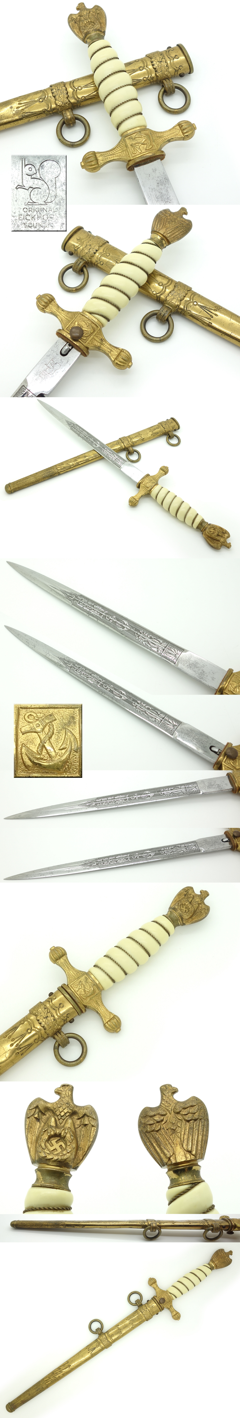 2nd Model Navy Dagger by Eickhorn