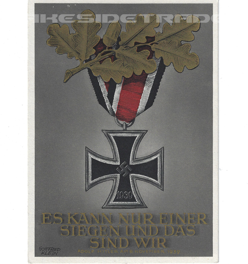 2nd Class Iron Cross Postcard