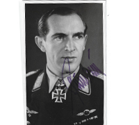 Knights Cross Winner Herbert Wittmann Signed Photograph