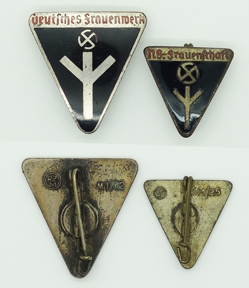 Two Women’s Welfare Membership Pins