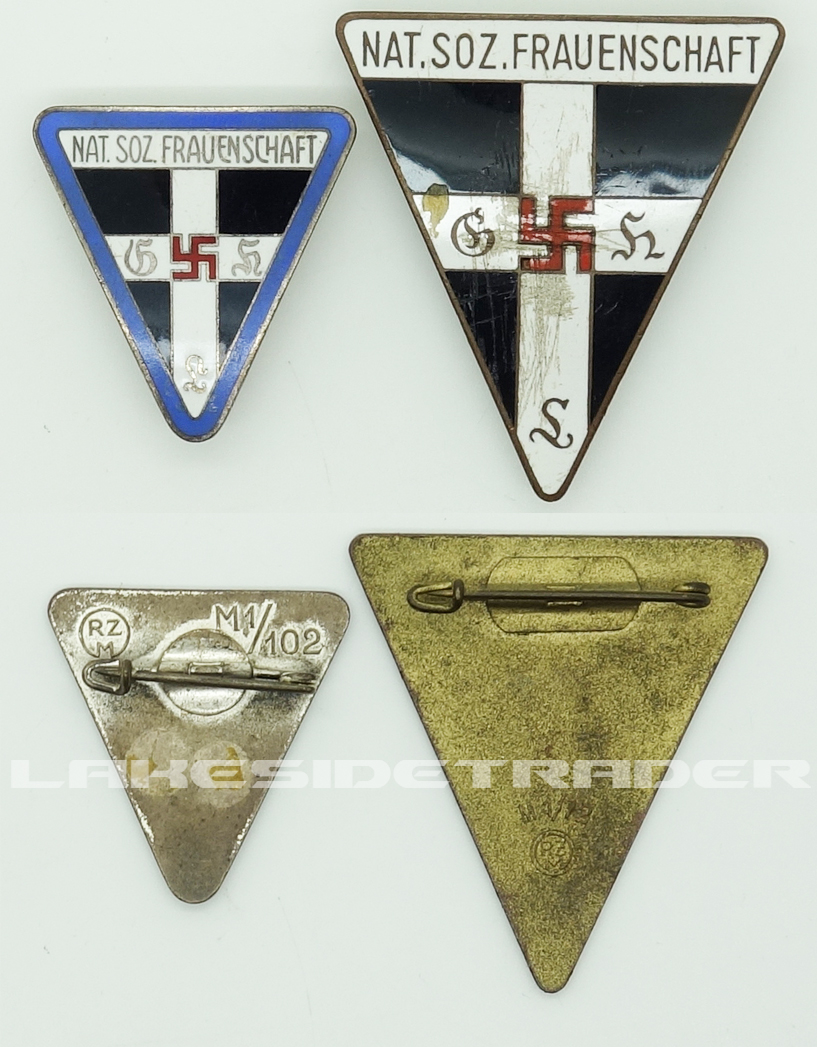 2 Nat. Soz. Frauenschaft Pins