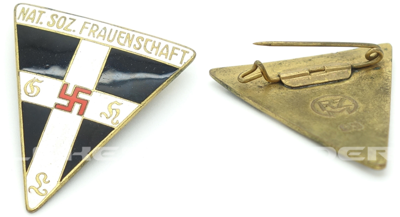 Nat. Soz. Frauenschaft Membership Pin by RZM 63