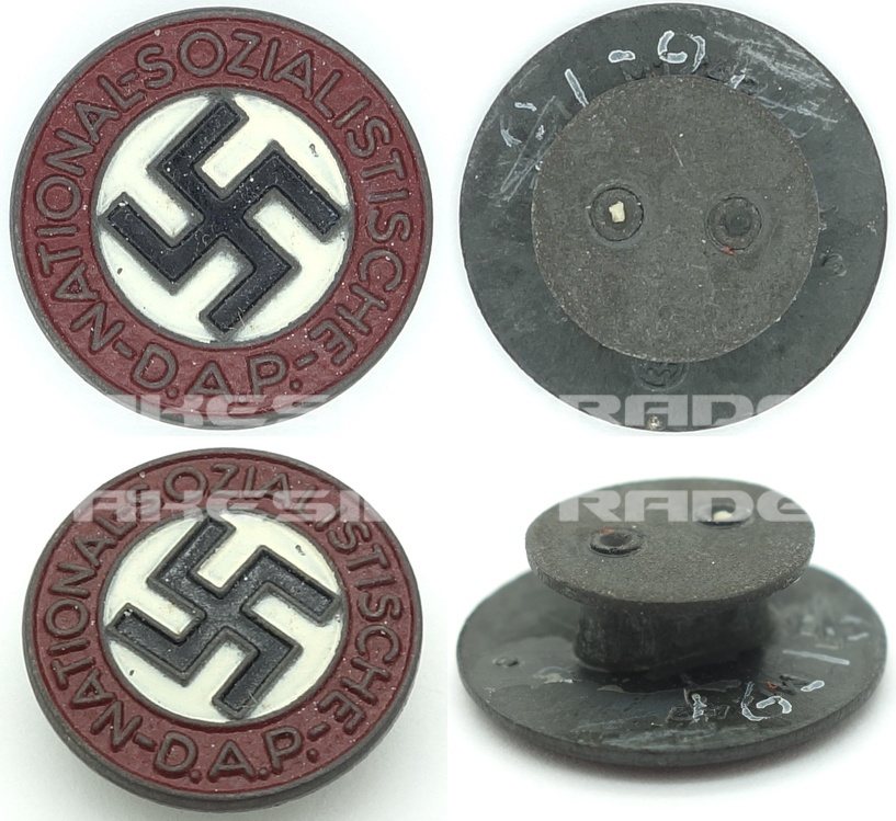 Buttonhole - NSDAP Membership Pin by RZM M1/42