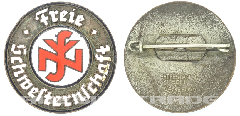 NSV “Freie Schwesternschaft” Brooch by F. Hoffstätter