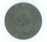 Alsace “Opferring Elsass” NSDAP Supporter Pin