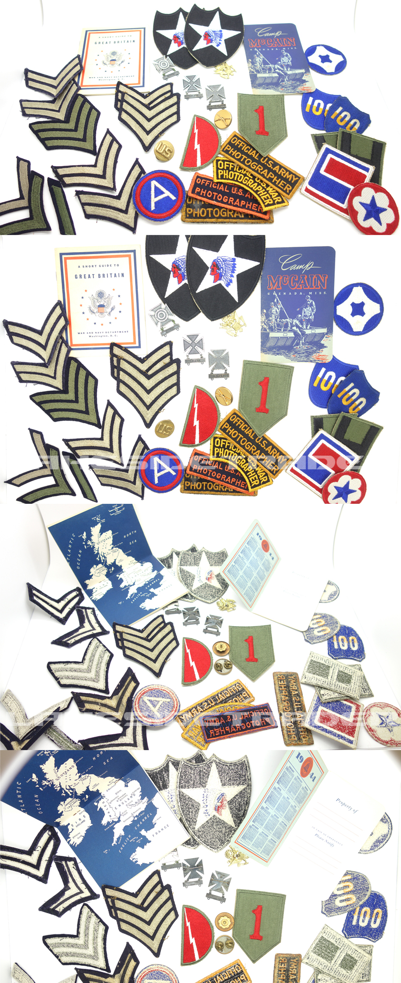 US WWII Patches insignia Group