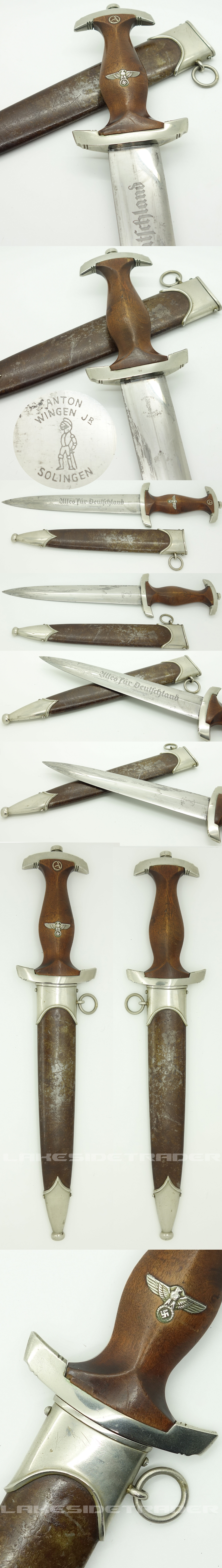 Early Anton Wingen Jr. SA Dagger